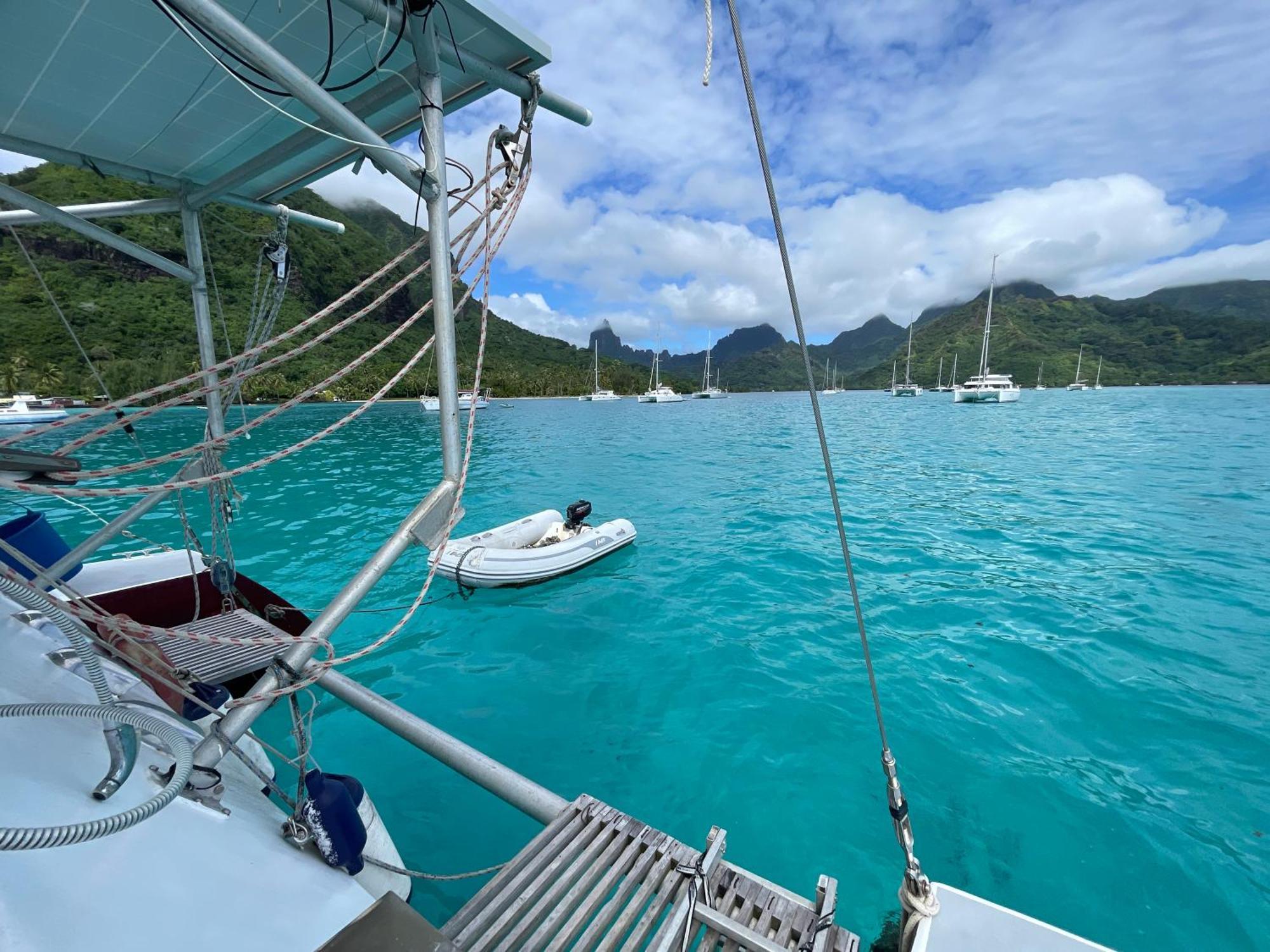 Catamaran Amaya - Sejour Insolite Sur Le Lagon De Moorea Hauru Bagian luar foto
